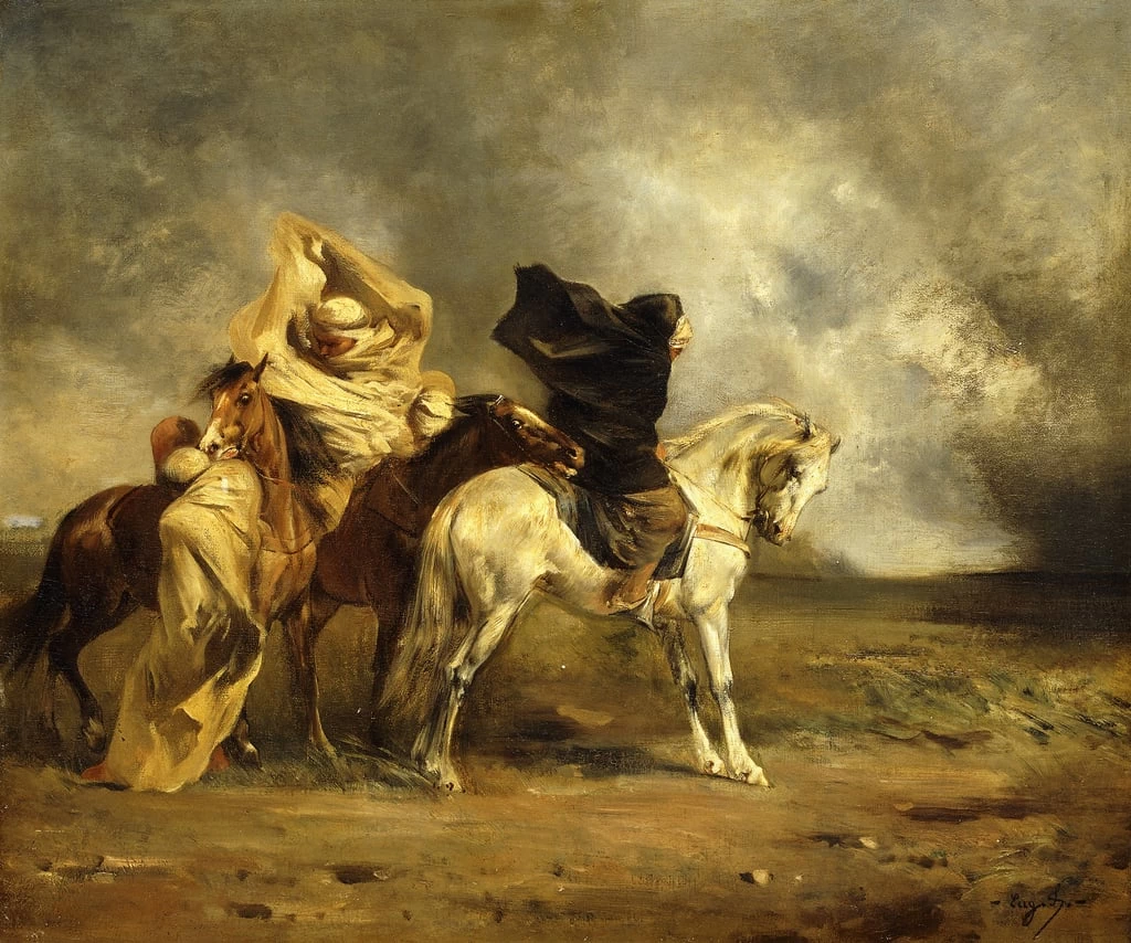 The Simoom. La tempesta di sabbia, Le Simoun